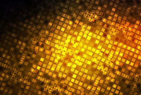 Dark Orange vector pattern in square style. 스톡 일러스트