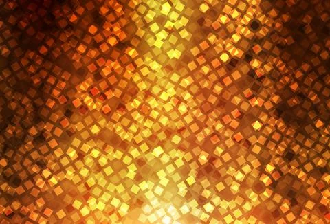 Dark Orange vector pattern in square style. 스톡 일러스트