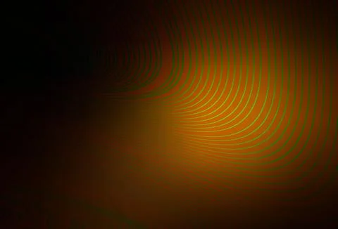 Dark Orange vector pattern with wry lines. Stock Illustration