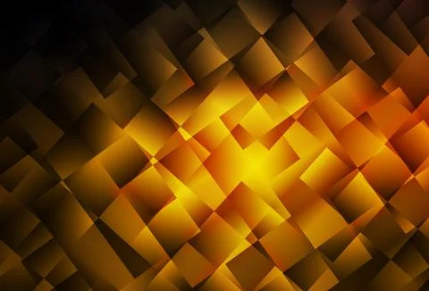 Dark Orange vector polygon abstract backdrop. 스톡 일러스트