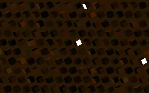 Dark Orange vector template with rhombus. Illustrazione stock