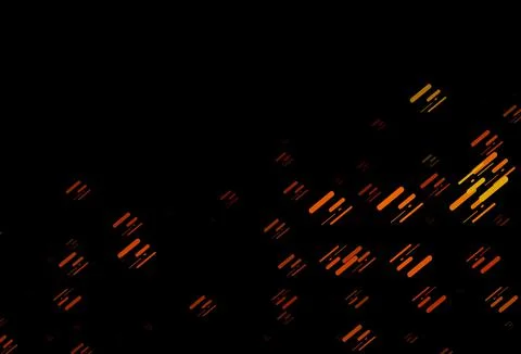 Dark Orange vector texture with colorful lines. Stock-Illustration