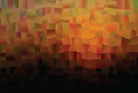 Dark Orange vector texture with rectangular style. Stock Illustration