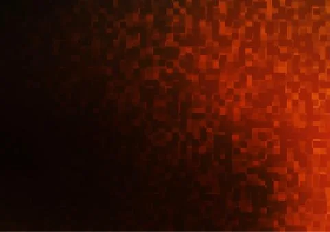 Dark Orange vector texture in rectangular style. 스톡 일러스트