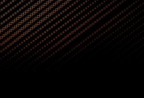 Dark Orange vector texture with rectangular style. Stock Illustration