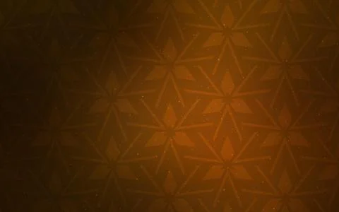 Dark Orange vector texture with triangular style. Ilustración de archivo
