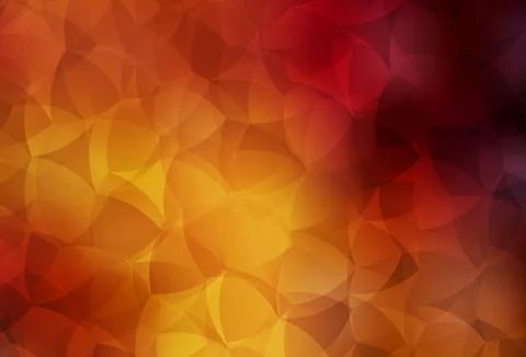 Dark Orange vector triangle mosaic texture. Illustrazione stock