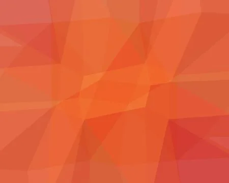 Dark orange, Yellow vector low poly texture. A sample with polygonal shapes.  Stock Illustration