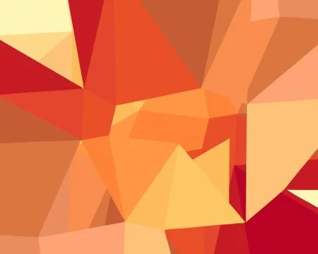 Dark orange, Yellow vector low poly texture. A sample with polygonal shapes.  스톡 일러스트