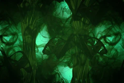 Dark Organic Odd Abstract With Exotic Aliens 스톡 동영상 25101008