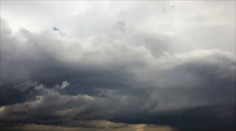 Dark overcast skies Video stock 48868729