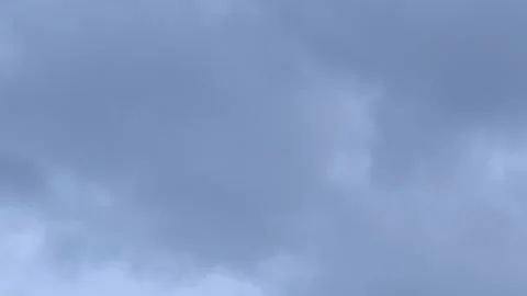 Dark Overcast Sky with Thick Gray Clouds on a Gloomy Weather Day Stock Footage 310210059