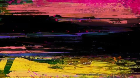 Dark Painted Grunge Abstract Background Seamless Loop Vídeo Stock 328319364