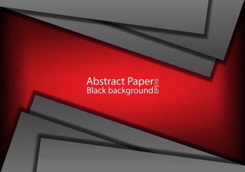 Dark paper background on red texture,vector illustration with space for text Stock Illustration