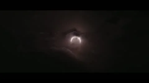 Dark Partial Eclipse 2 TL Stock Footage 11067009