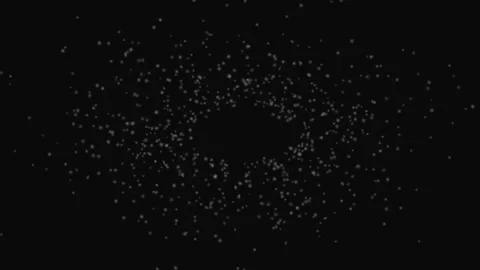Dark Particle Drift Seamless Loop Background Relaxing Visual Stock Footage 332609366