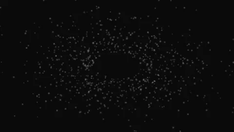 Dark Particle Drift Seamless Loop Background Relaxing Visual Stock Footage 332710360