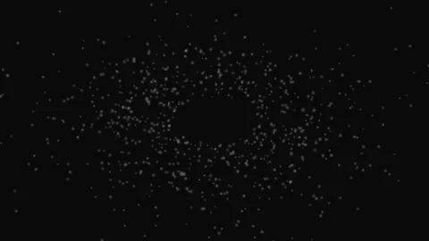 Dark Particle Drift Seamless Loop Background Relaxing Visual Stock Footage 332710985