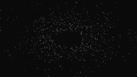 Dark Particle Drift Seamless Loop Background Relaxing Visual Stock Footage 332711074