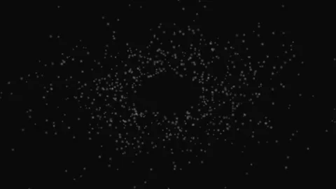 Dark Particle Orb Motion Loop Background Relaxing Ambient Stock Footage 332710466