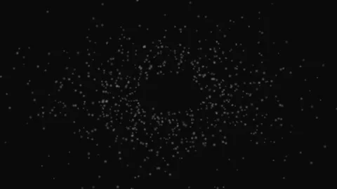 Dark Particle Orb Motion Loop Background Relaxing Ambient Stock Footage 332710950