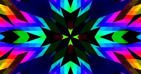 Dark Pastel  Pixels Geometric Abstract Background Color Symmetric Stock Illustration