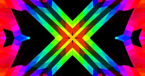 Dark Pastel  Pixels Geometric Abstract Background Color Symmetric Stock Illustration