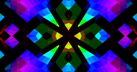 Dark Pastel  Pixels Geometric Abstract Background Color Symmetric Stock Illustration