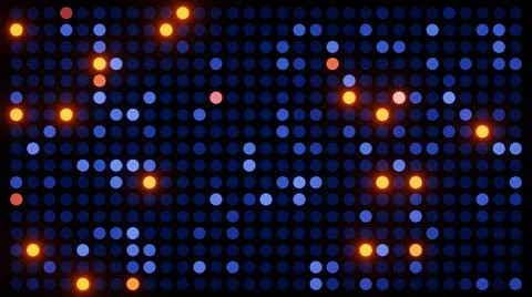 Dark pattern of blue and bright orange dots イラスト素材
