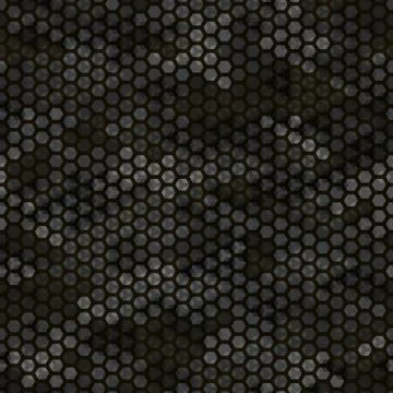 Dark pattern of triangles, hexagons, squares. Gray, dark, black colors 스톡 일러스트