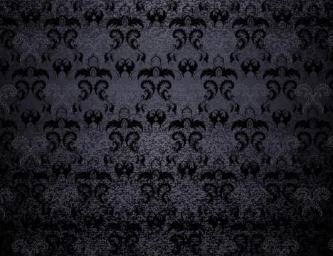 Dark patterned background Illustrazione stock