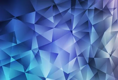 Dark Pink, Blue vector abstract mosaic pattern. Stockillustratie