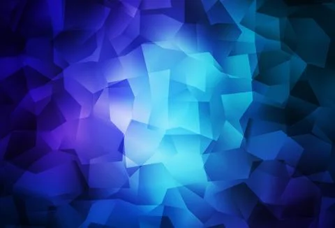 Dark Pink, Blue vector abstract mosaic backdrop. Stock Illustration