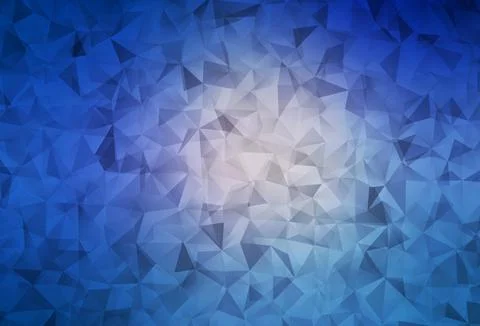 Dark Pink, Blue vector abstract polygonal pattern. イラスト素材