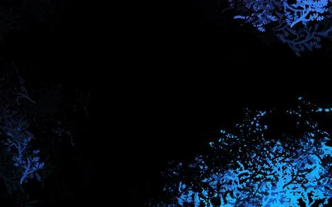 Dark Pink, Blue vector abstract pattern with trees, branches. Illustrazione stock