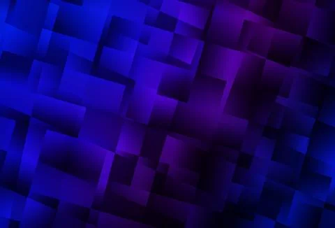 Dark Pink, Blue vector backdrop with rhombus. Stock Illustration