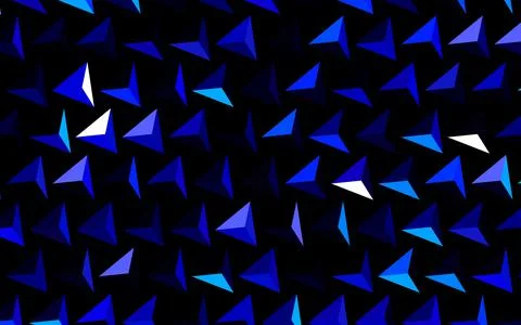 Dark Pink, Blue vector backdrop with lines, triangles. Stock Illustration