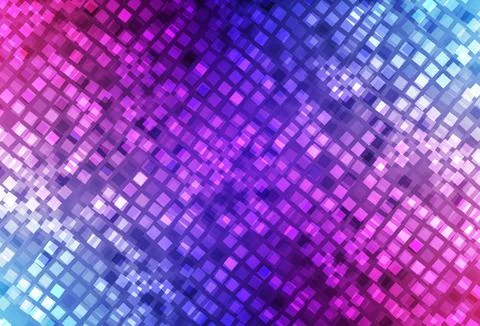 Dark Pink, Blue vector backdrop with rhombus. Stock Illustration