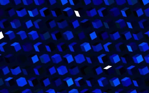 Dark Pink, Blue vector backdrop with rhombus. Stock-Illustration