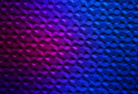 Dark Pink, Blue vector background with bubbles. 스톡 일러스트