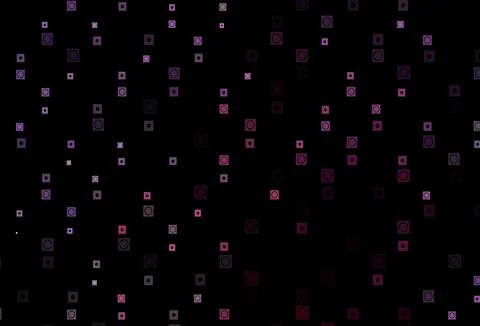 Dark Pink, Blue vector background with rectangles, circles. Stock Illustration