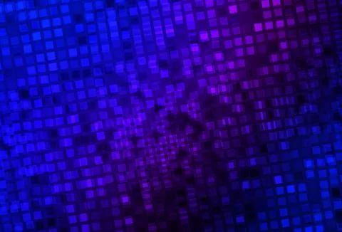 Dark Pink, Blue vector background with rectangles. Stock Illustration