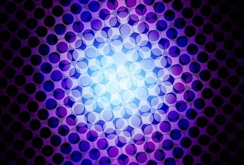 Dark Pink, Blue vector background with spots. Stock Illustration