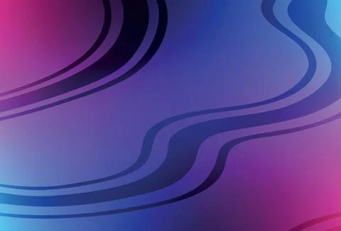 Dark Pink, Blue vector blurred pattern. Illustrazione stock