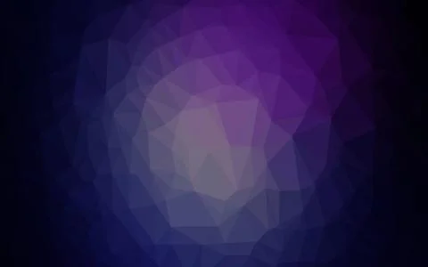 Dark Pink, Blue vector blurry triangle pattern. Illustrazione stock