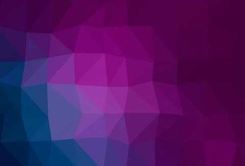 Dark Pink, Blue vector blurry triangle pattern. Stock Illustration