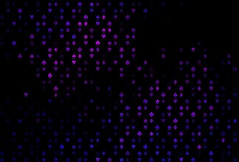 Dark Pink, Blue vector layout with elements of cards. 库存插图