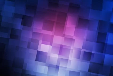 Dark Pink, Blue vector layout with lines, rectangles. Illustrazione stock