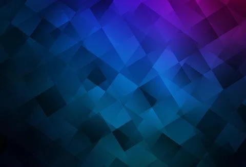Dark Pink, Blue vector layout with lines, rectangles. Stock Illustration