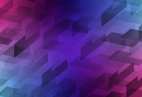 Dark Pink, Blue vector layout with lines, rectangles. Illustrazione stock